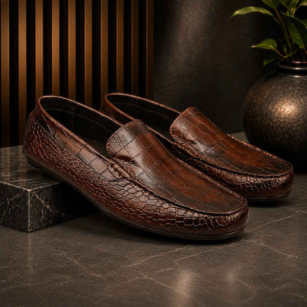 VIRTUOSO ALLIGATOR  – Brown