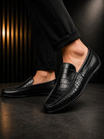 VIRTUOSO ALLIGATOR -Black