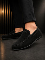 VIRTUOSO SCAMOSCIATO - Black Suede