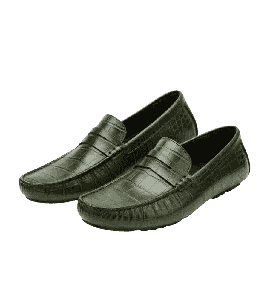 Mocassin Alligator Shoe